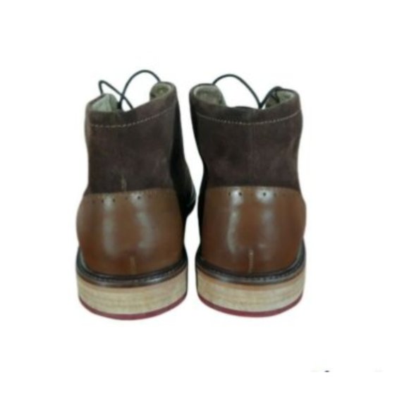 Stafford Mens Ankle boot Brown suede size 13M Tailored Culture Upper Leather - Picture 6 of 8